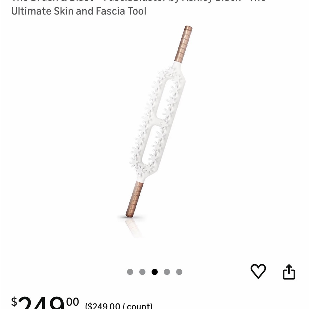 FasciaBlaster White and Brown Tool